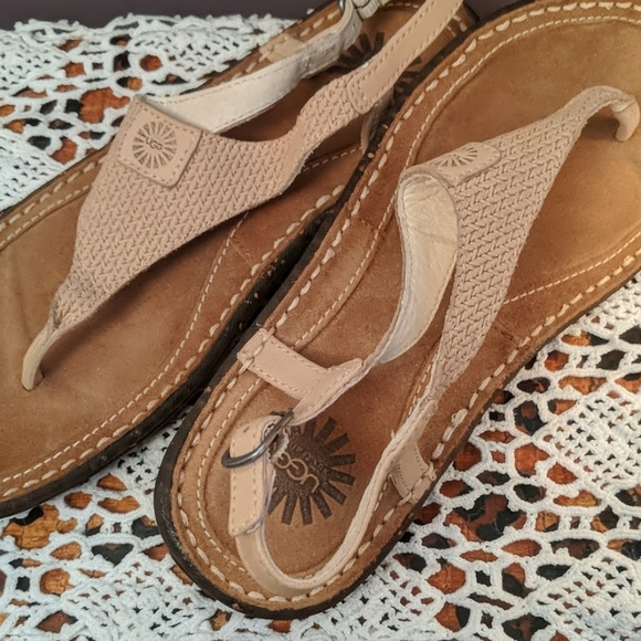 UGG Shoes - Ugg Tan Cloth Sandals